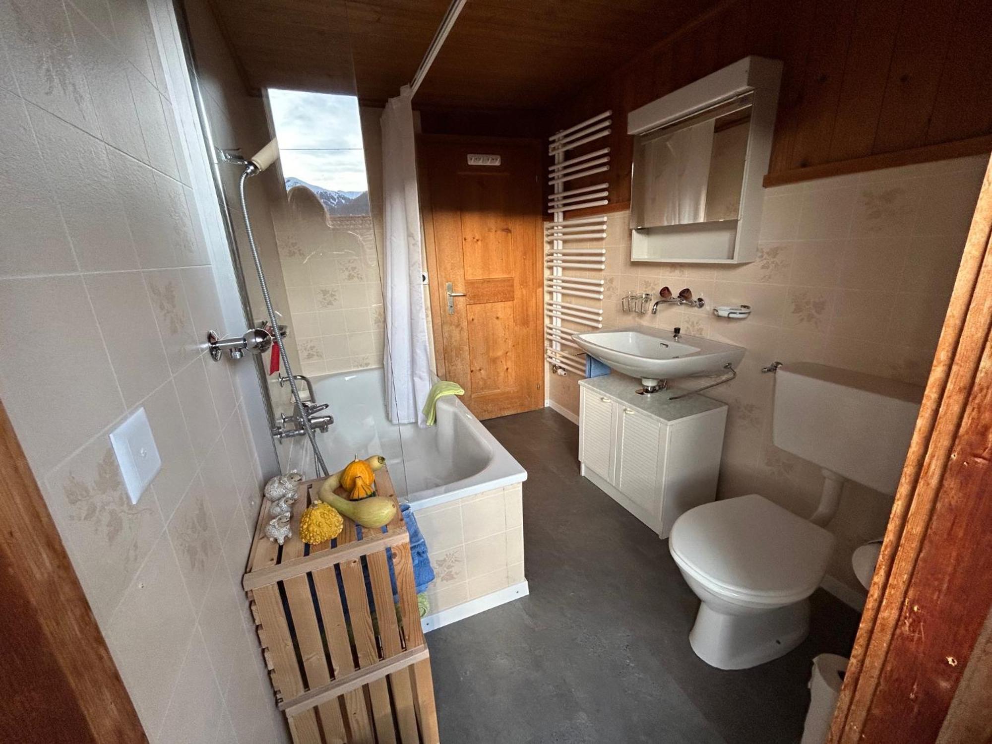 Latura - 3.5 Zimmerwohnung Fuer 4 Personen, 80M2 Buchen im Prattigau Luaran gambar